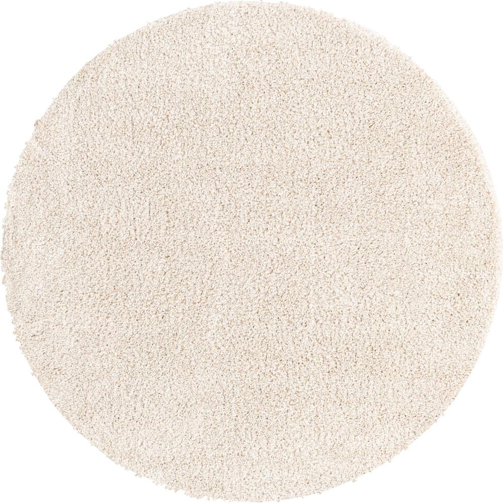 Unique Loom 5 Ft Round Rug in Ivory (3152921). Picture 1