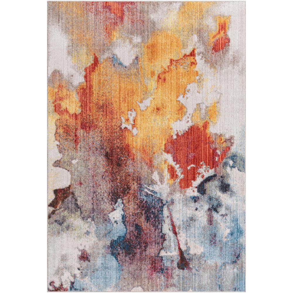 Downtown West Village Area Rug 6' 1" x 9' 0", Rectangular Multi. Picture 1