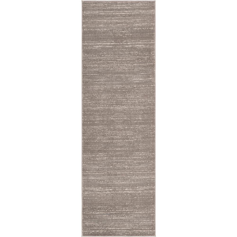 Uptown Madison Avenue Area Rug 2' 7" x 8' 0", Runner Gray. The main picture.