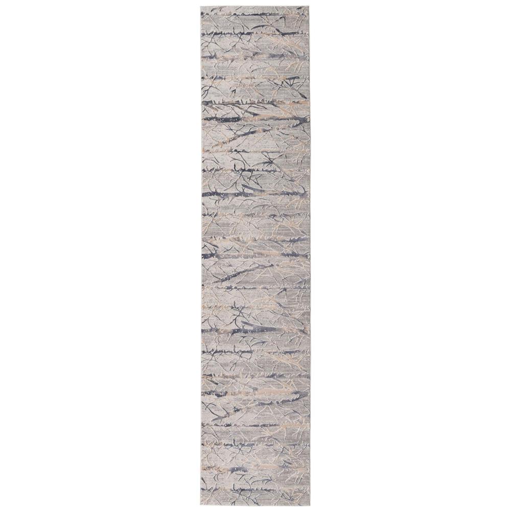 Finsbury Anne Area Rug 2' 7" x 12' 0", Runner Gray. Picture 1