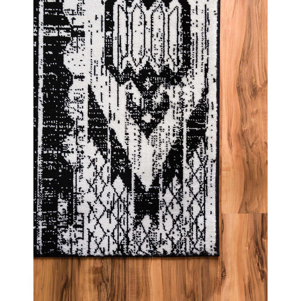 Portland Orford Area Rug 10' 0" x 14' 0", Rectangular Black and White. Picture 9