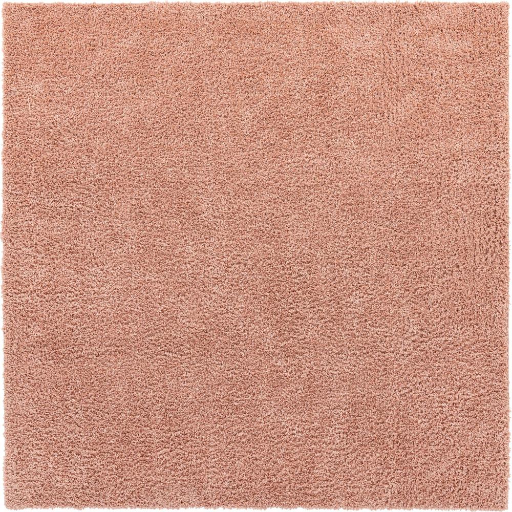 Unique Loom 10 Ft Square Rug in Dusty Rose (3153389). Picture 1