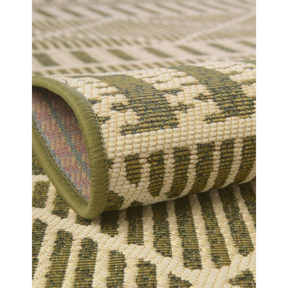Outdoor Trellis Collection, Area Rug, Green 2' 0" x 6' 0", Runner. Picture 8