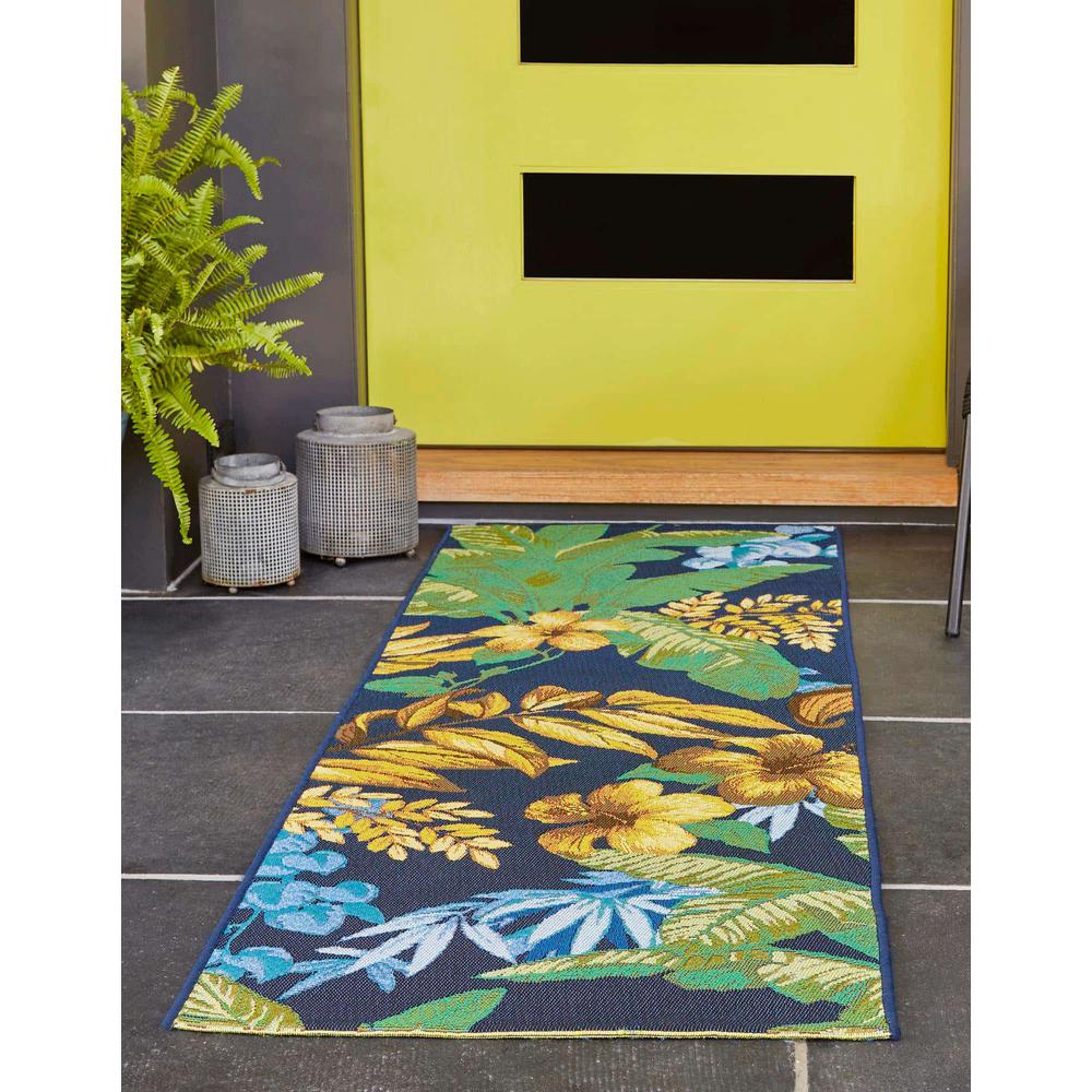 Outdoor Botanical Collection, Area Rug, Multi, 2' 7" x 5' 3", Runner. Picture 3