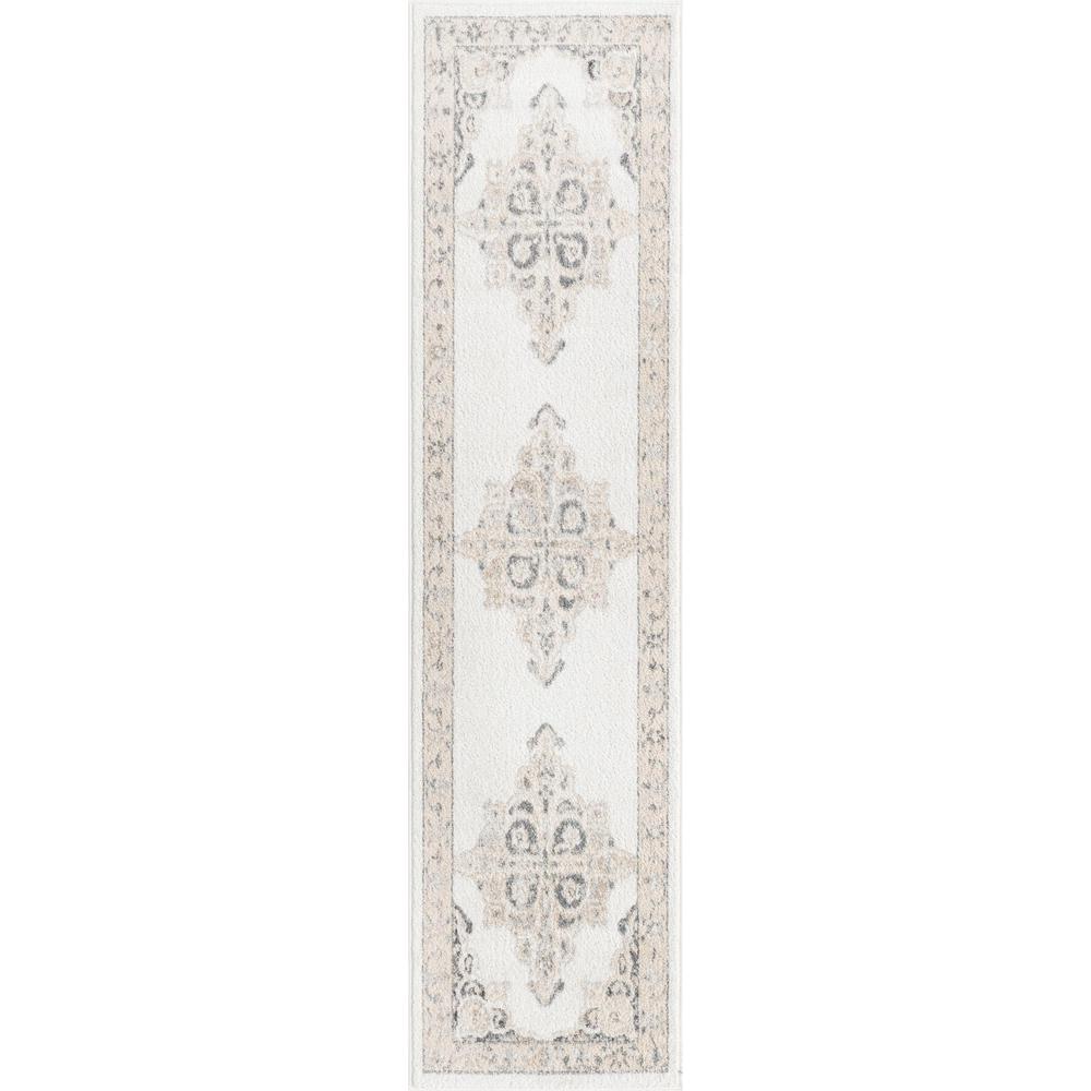 Unique Loom 8 Ft Runner in Ivory (3158883). Picture 1