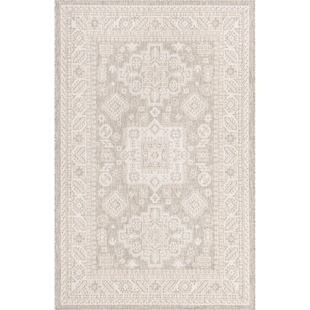 Unique Loom Rectangular 5x8 Rug in Light Brown (3162589). The main picture.
