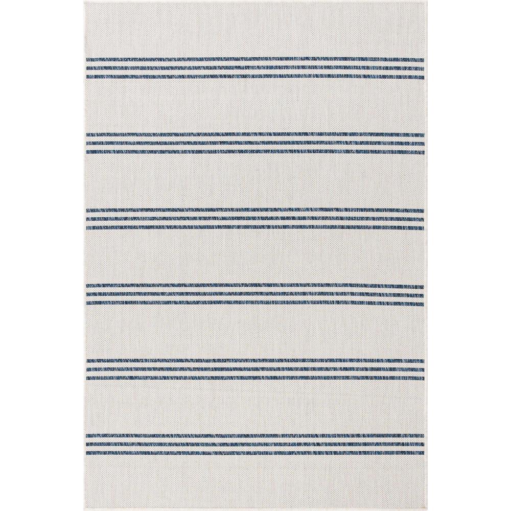 Jill Zarin Outdoor Anguilla Area Rug 4' 0" x 6' 0", Rectangular Ivory. Picture 1