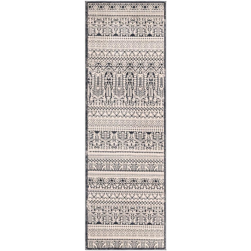 Uptown Area Rug 2' 7" x 8' 0", Runner Blue. Picture 1
