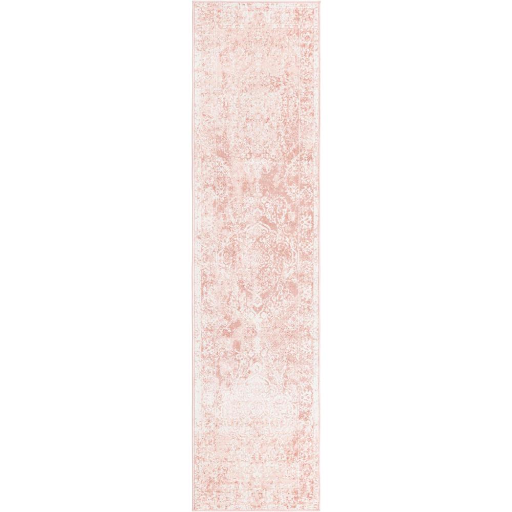 Unique Loom 8 Ft Runner in Pink (3155688). Picture 1