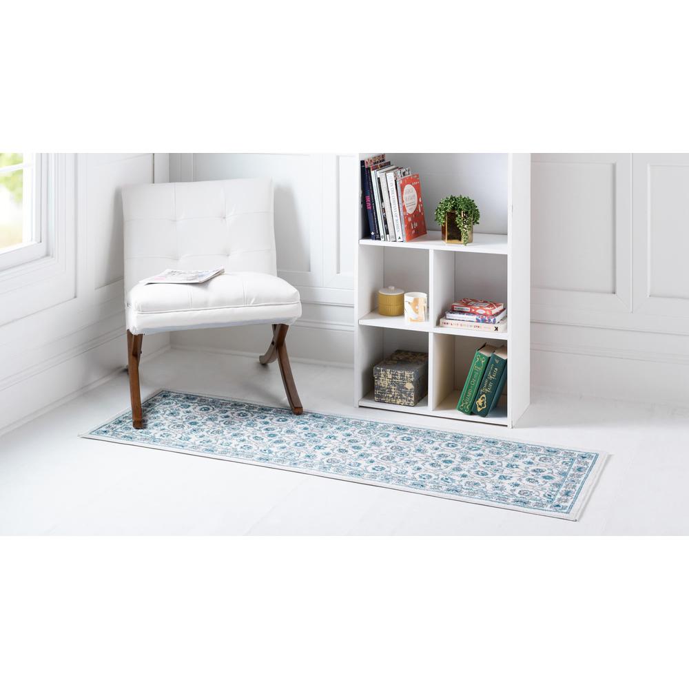 Unique Loom 6 Ft Runner in Ivory (3149252). Picture 3