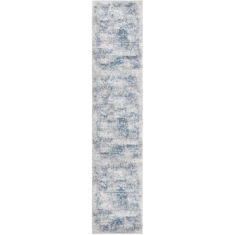 Finsbury Sarah Area Rug 2' 0" x 9' 10", Runner Blue. Picture 1