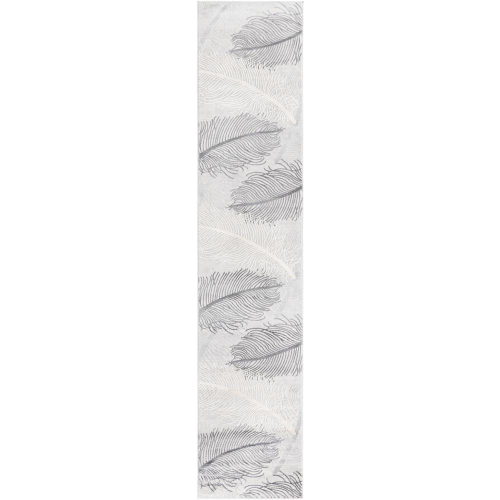 Finsbury Camilla Area Rug 2' 0" x 9' 10", Runner Gray. Picture 1