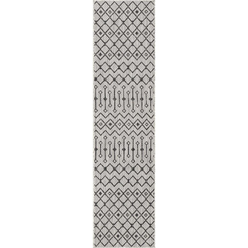 Unique Loom 8 Ft Runner in Light Gray (3159528). Picture 1