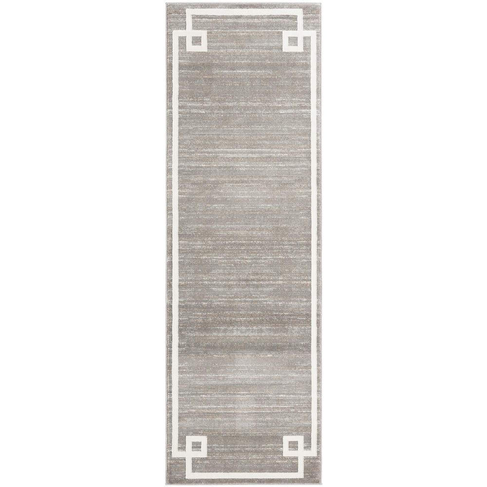 Uptown Lenox Hill Area Rug 2' 7" x 8' 0", Runner Gray. Picture 1