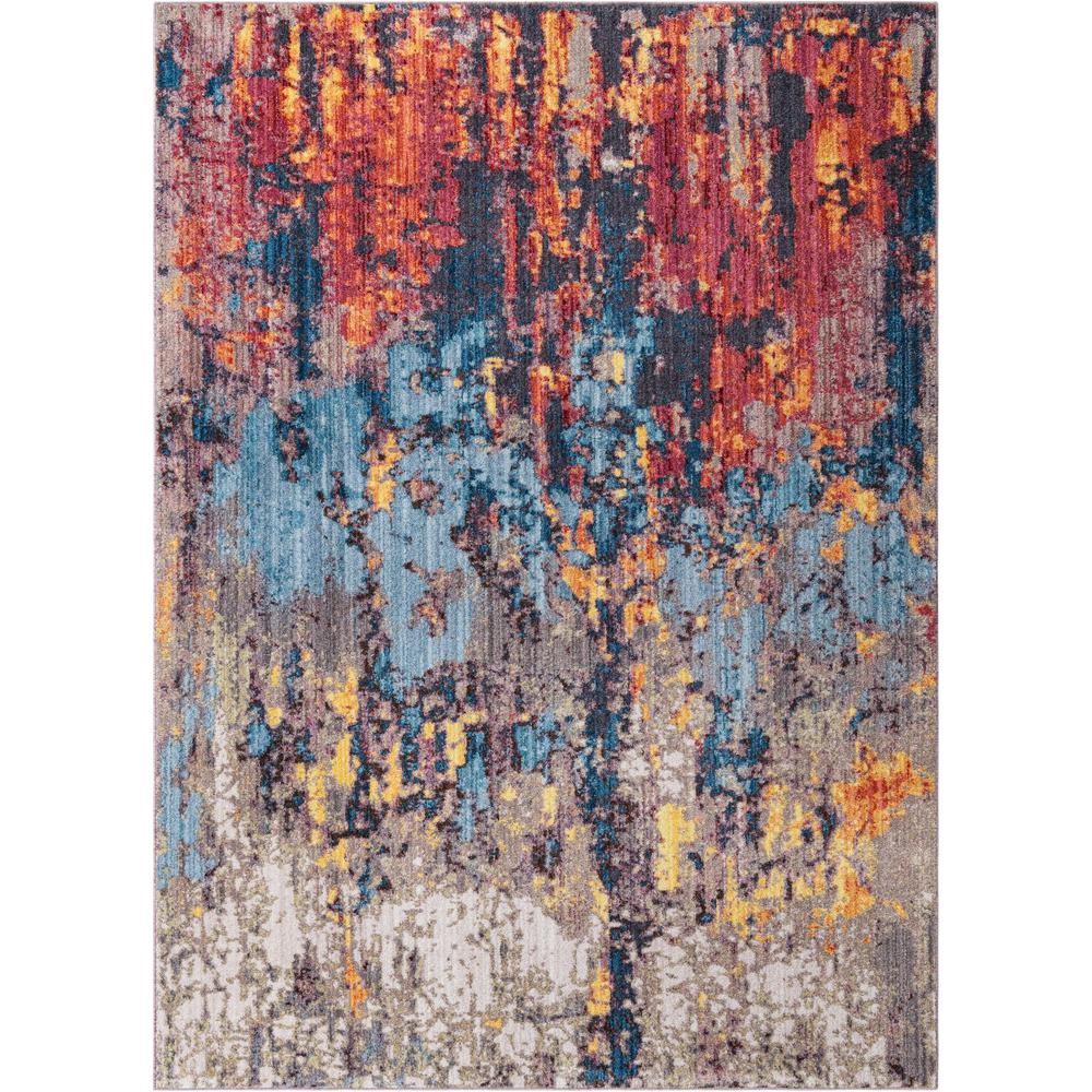 Downtown Chelsea Area Rug 7' 1" x 10' 0", Rectangular Multi. Picture 1
