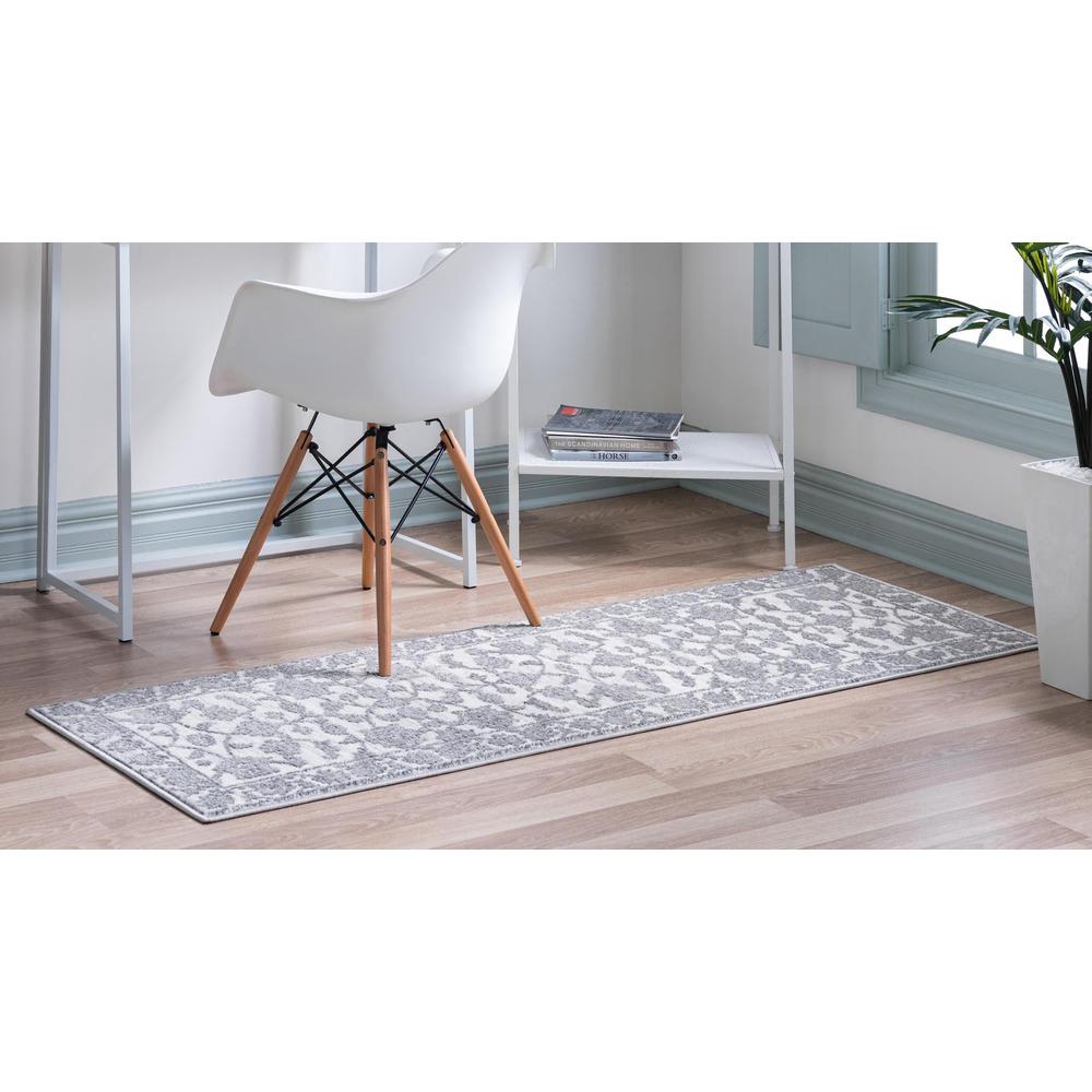 Unique Loom 6 Ft Runner in Ivory (3150708). Picture 3