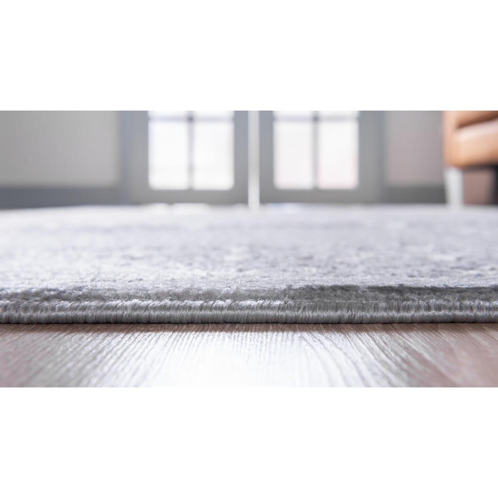Unique Loom 6 Ft Runner in Gray (3150660). Picture 5