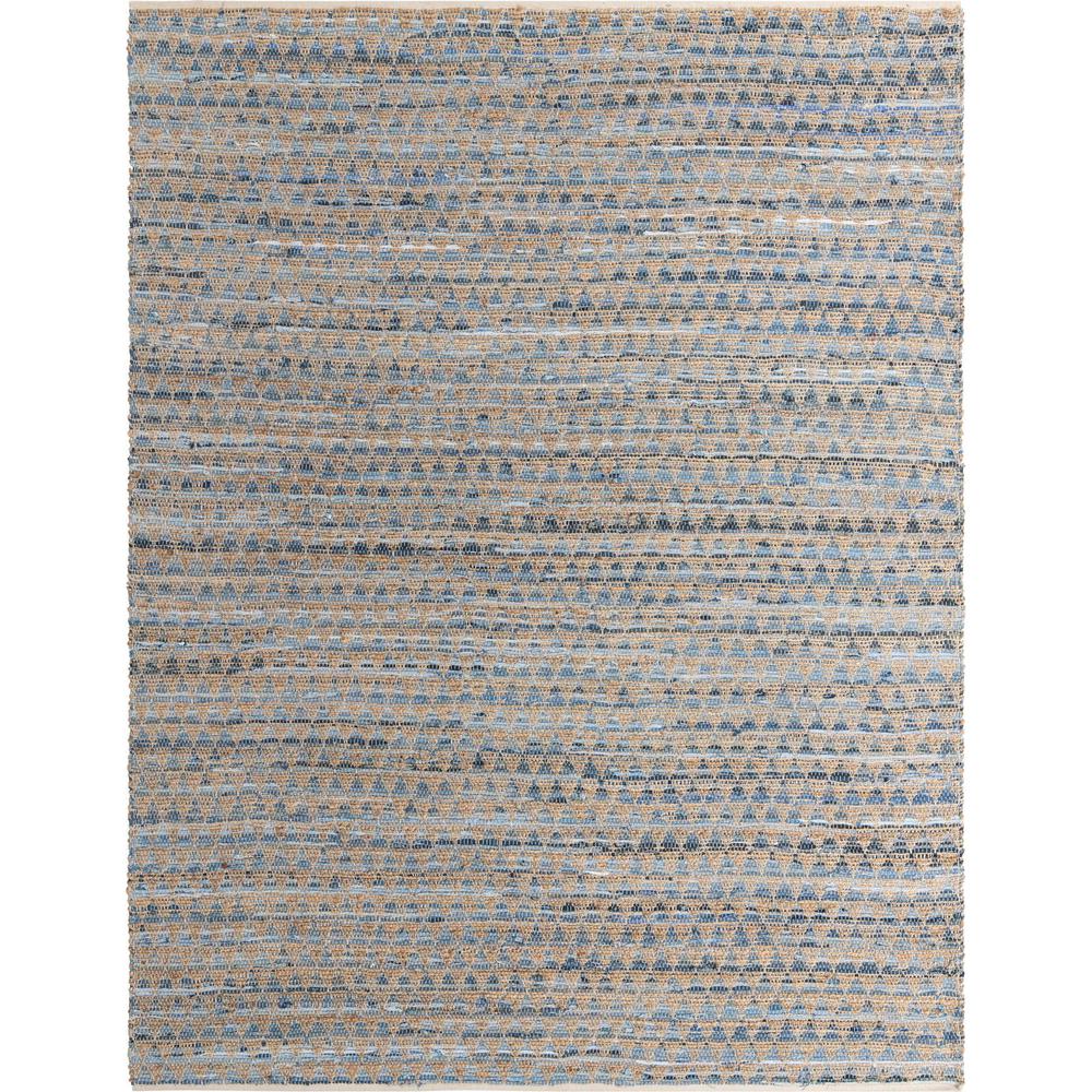 Unique Loom Rectangular 9x12 Rug in Blue (3153258). Picture 1