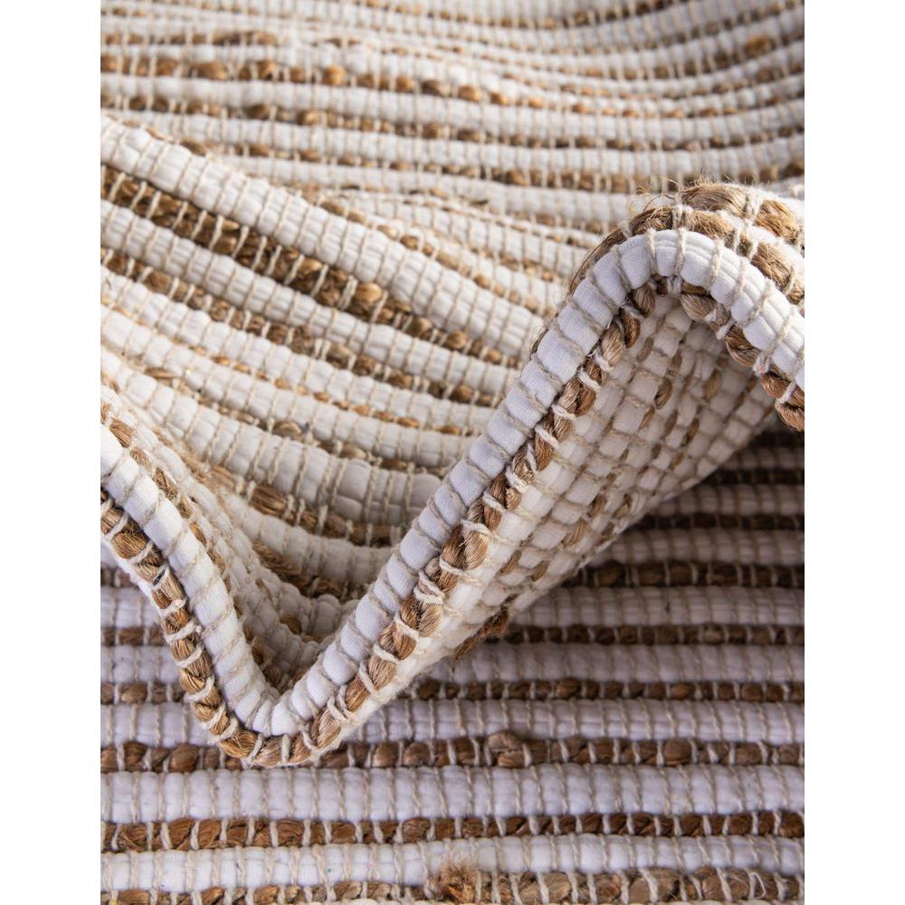 Chindi Jute Collection, Area Rug, Natural, 6' 1" x 9' 0", Rectangular. Picture 8
