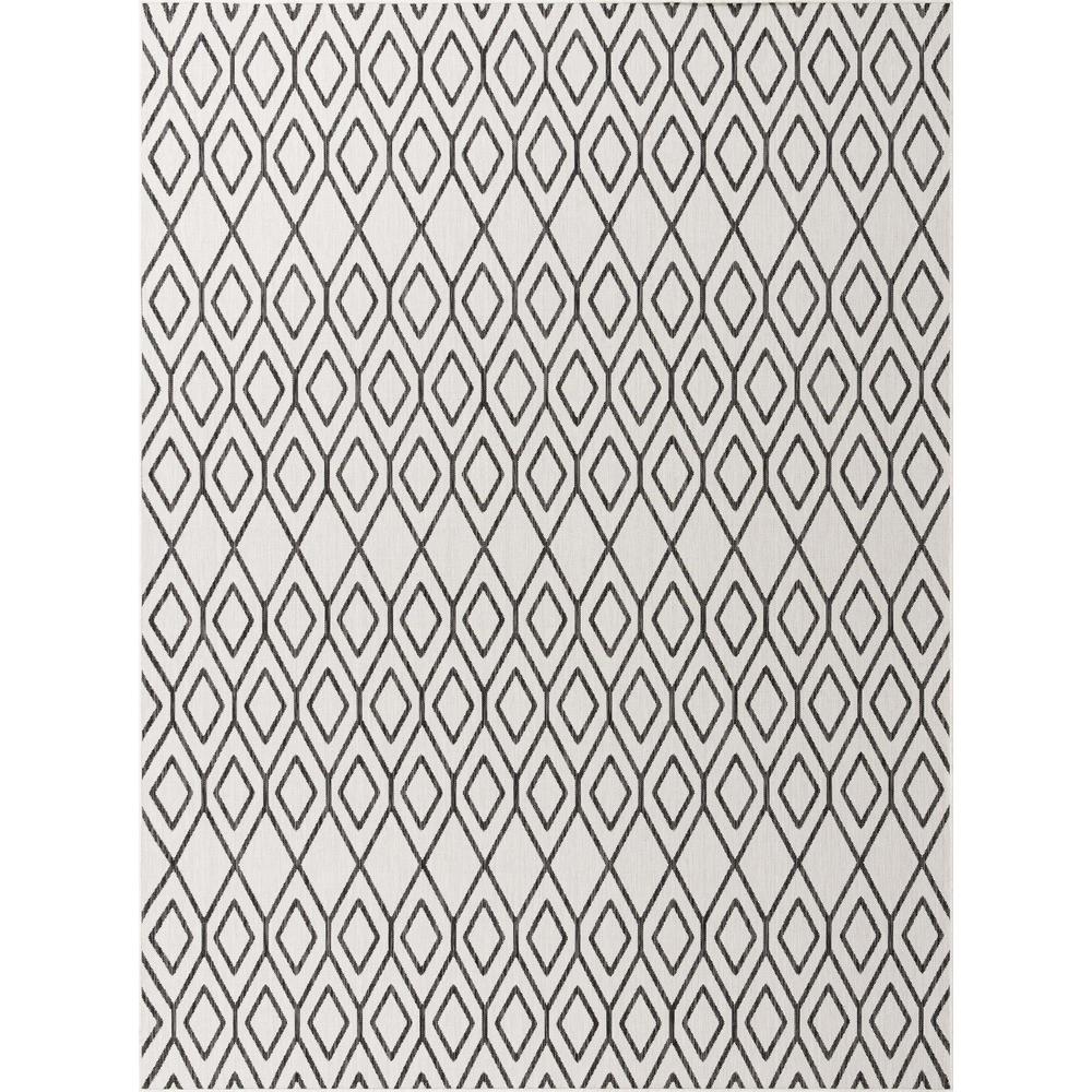 Jill Zarin Outdoor Turks and Caicos Area Rug 9' 0" x 12' 0", Rectangular Ivory. Picture 1