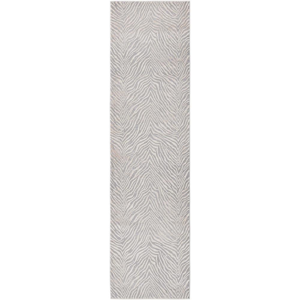 Finsbury Meghan Area Rug 2' 0" x 8' 0", Runner Gray and Ivory. Picture 1