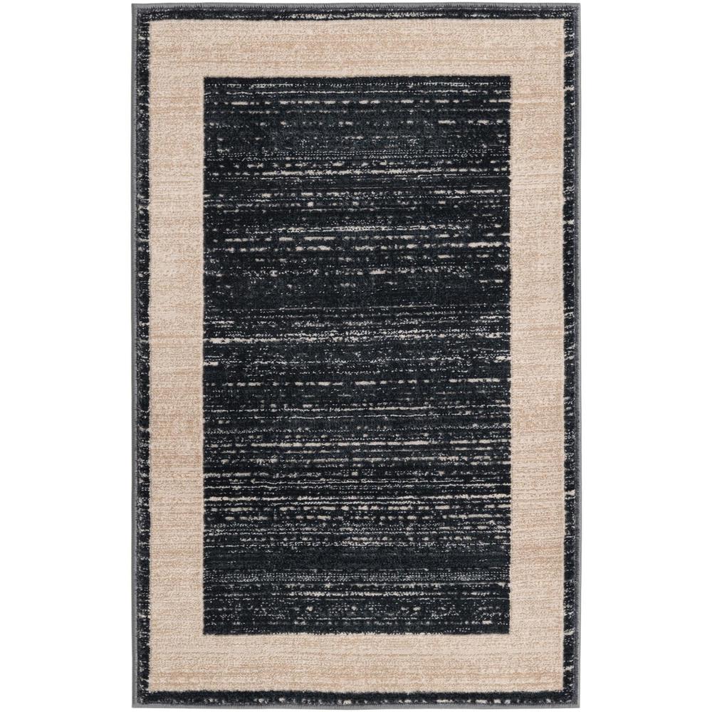 Uptown Yorkville Area Rug 2' 0" x 3' 1", Rectangular Navy Blue. Picture 1