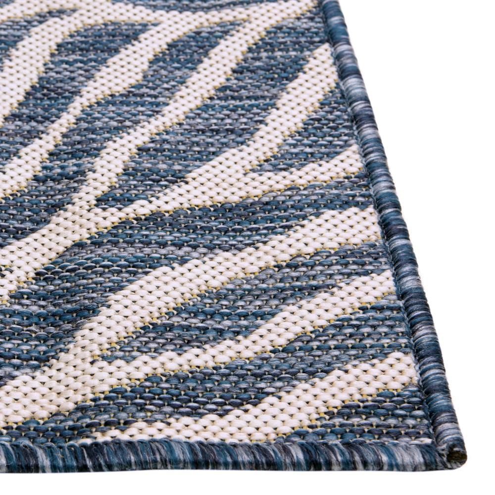 Outdoor Safari Collection, Area Rug, Blue, 2' 11" x 10' 0", Runner. Picture 10