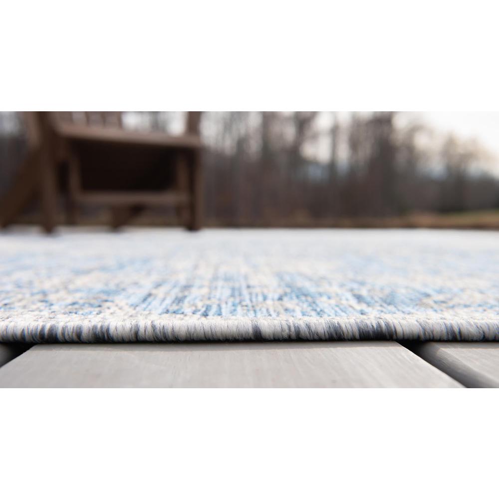 Unique Loom 8 Ft Runner in Blue (3159598). Picture 5
