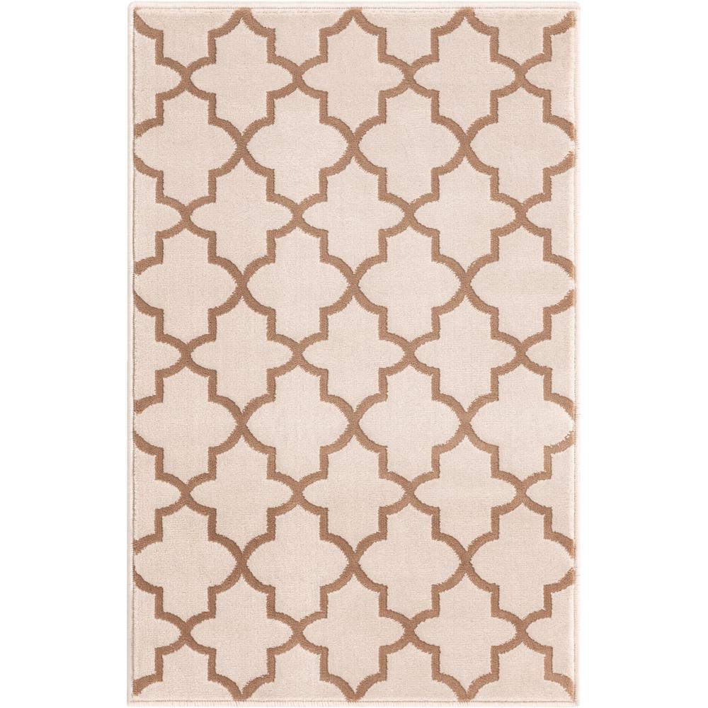 Uptown Area Rug 2' 0" x 3' 1", Rectangular White. Picture 1