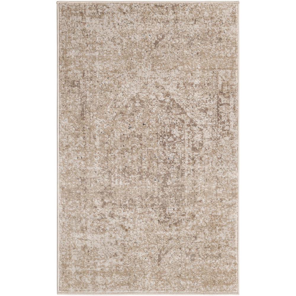 Chateau Quincy Area Rug 2' 0" x 3' 1", Rectangular Beige. Picture 1