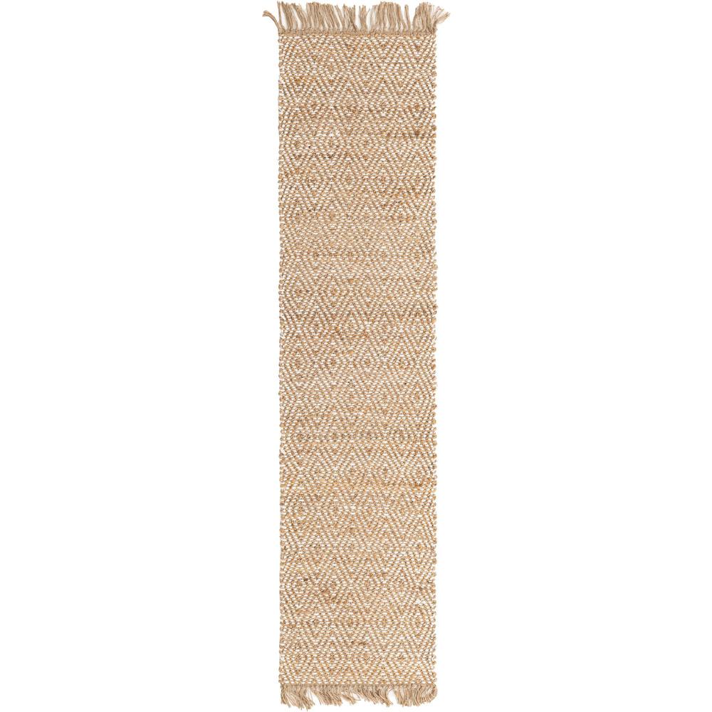 Unique Loom 8 Ft Runner in Natural (3153143). Picture 1