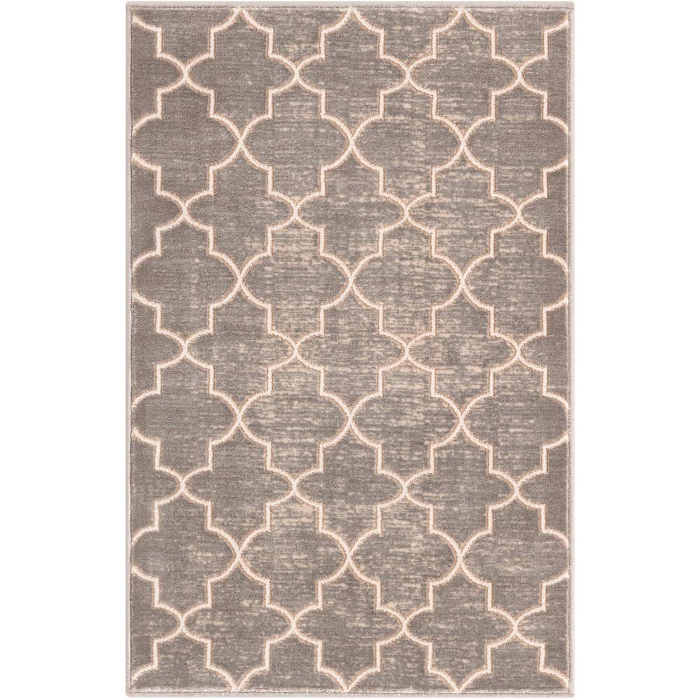 Uptown Area Rug 2' 0" x 3' 1", Rectangular - Gray. Picture 1
