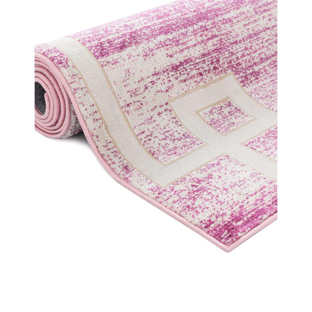 Uptown Lenox Hill Area Rug 7' 10" x 7' 10", Square Pink. Picture 4