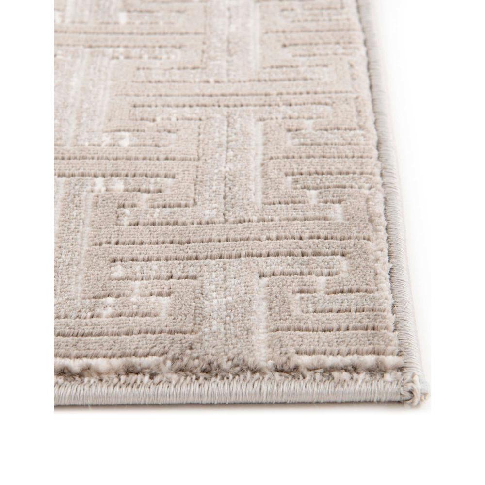 Uptown Park Avenue Area Rug 7' 10" x 7' 10", Square Gray. Picture 10