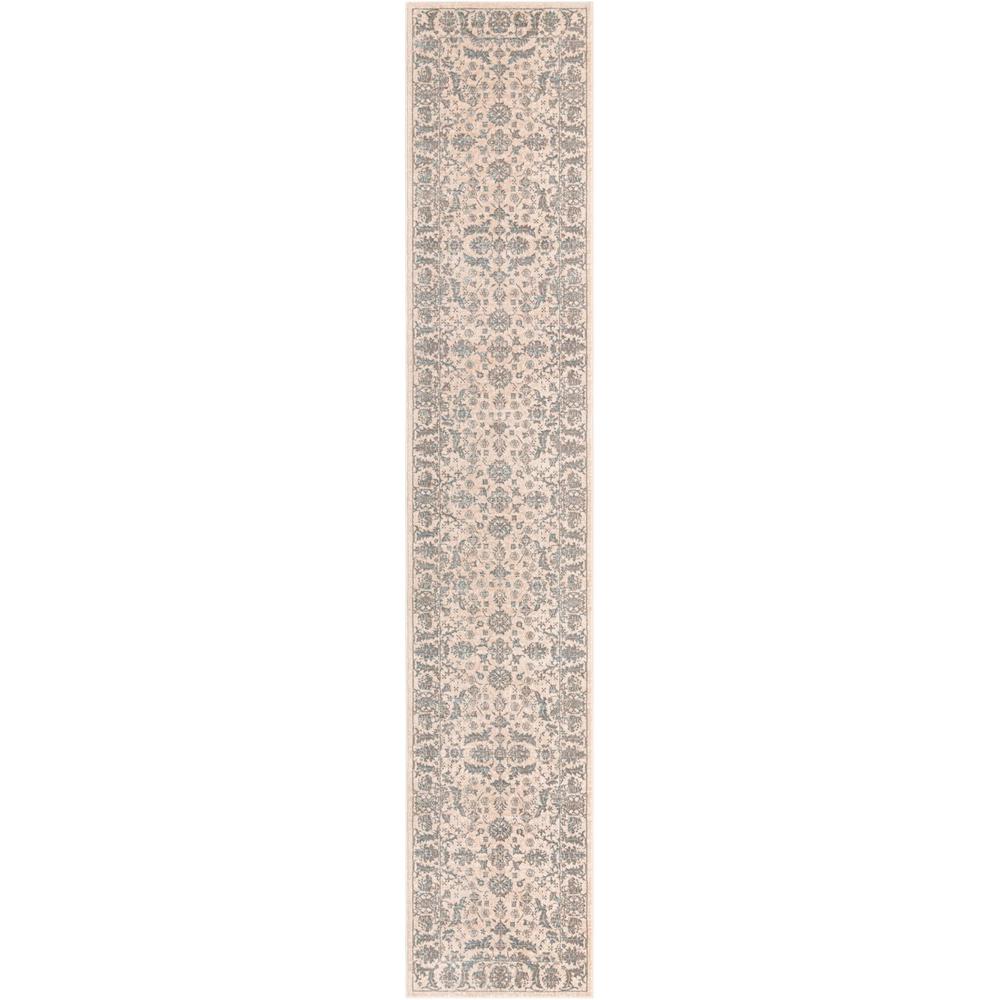 Uptown Area Rug 2' 7" x 13' 11", Runner- Teal. Picture 1