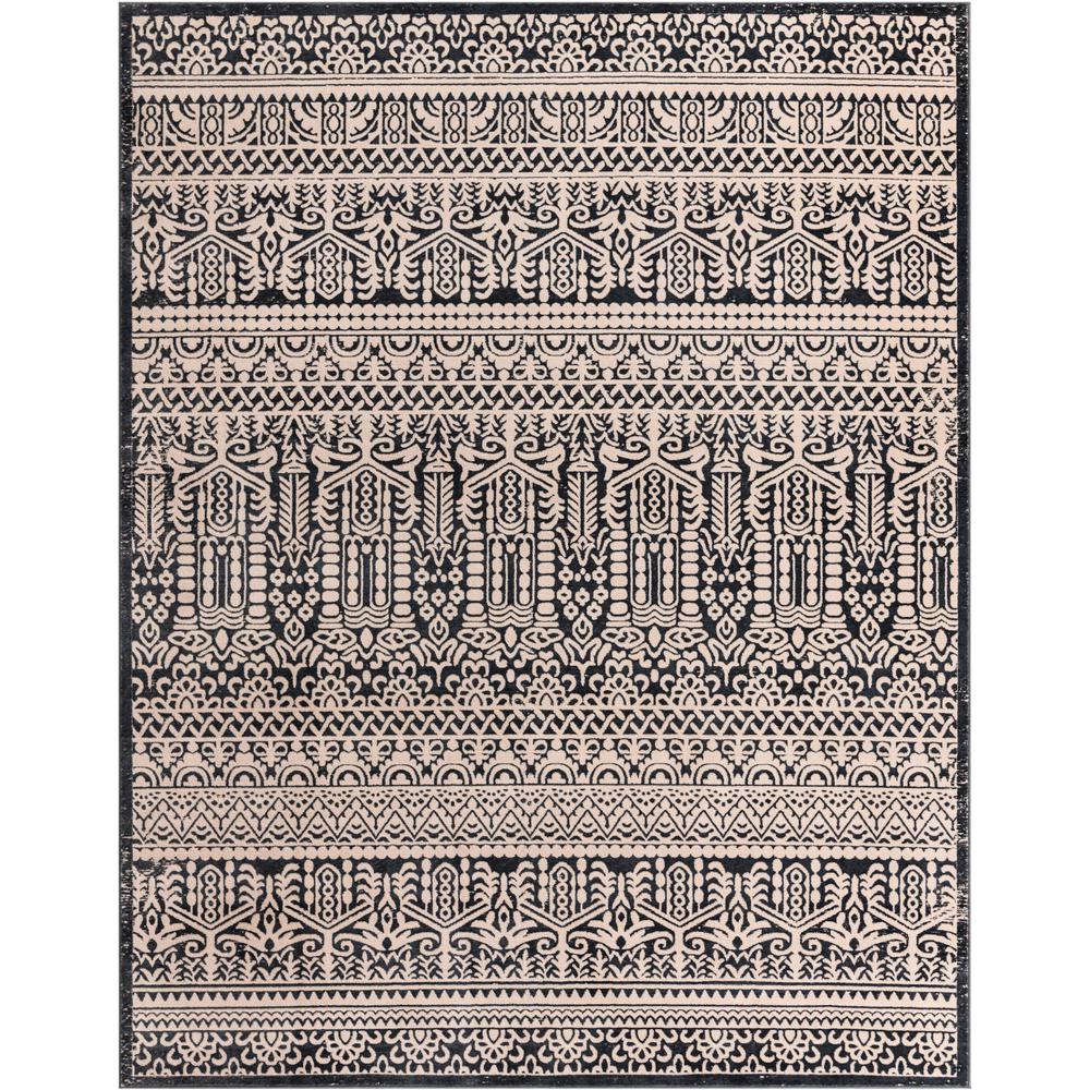 Uptown Area Rug 7' 10" x 10' 0", Rectangular, Blue. Picture 1