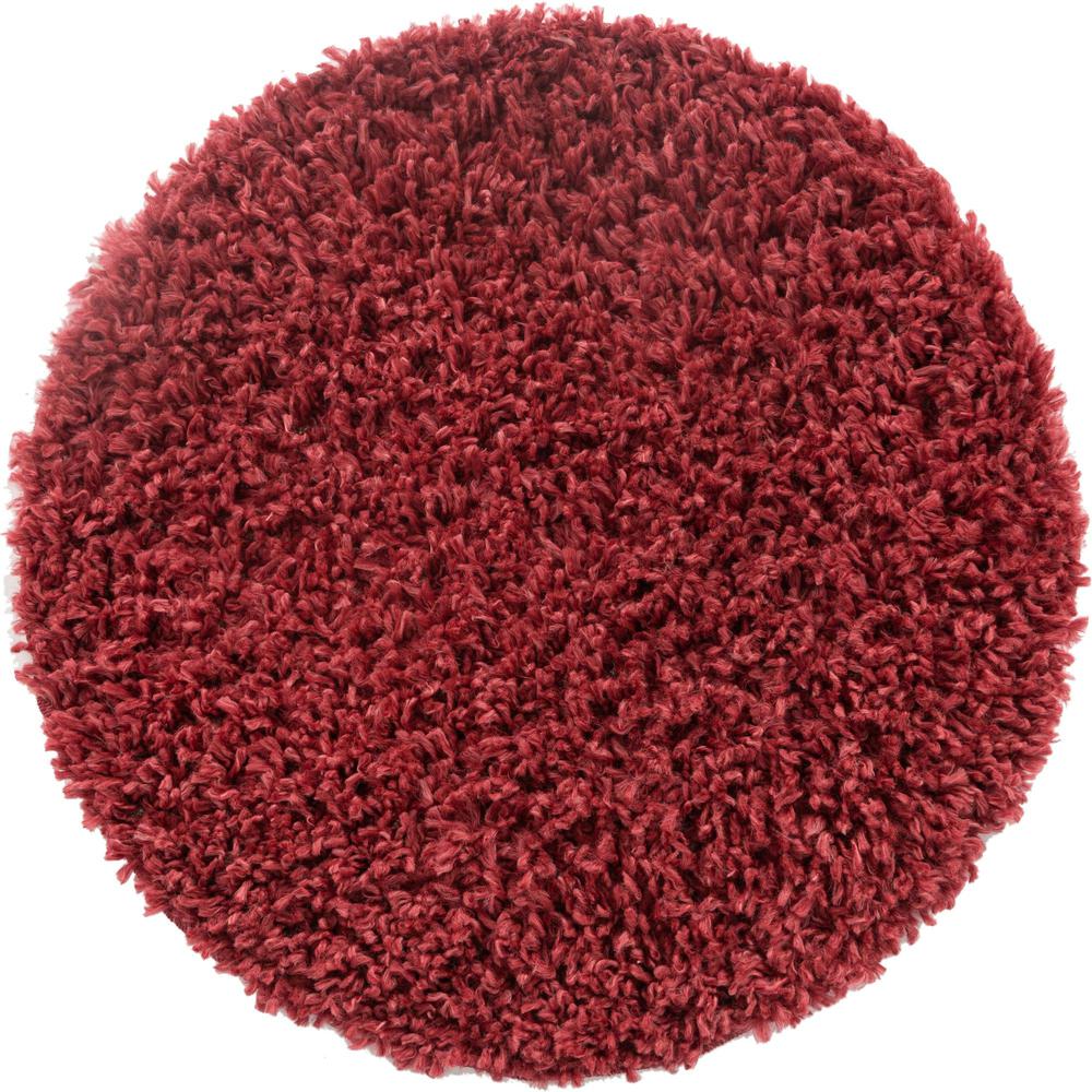 Unique Loom 2 Ft Round Rug in Poppy (3153438). Picture 1