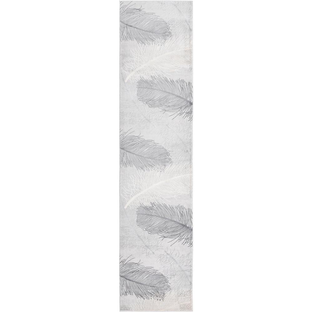 Finsbury Camilla Area Rug 2' 7" x 12' 0", Runner Gray. Picture 1