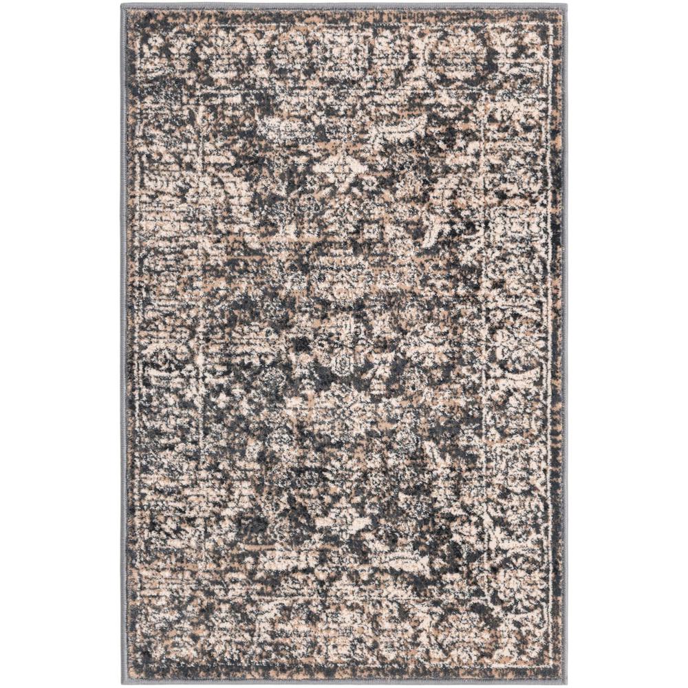Uptown Area Rug 2' 0" x 3' 1", Rectangular Navy Blue. Picture 1