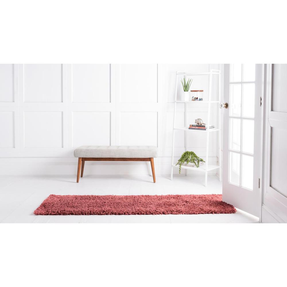 Unique Loom 8 Ft Runner in Poppy (3153437). Picture 4