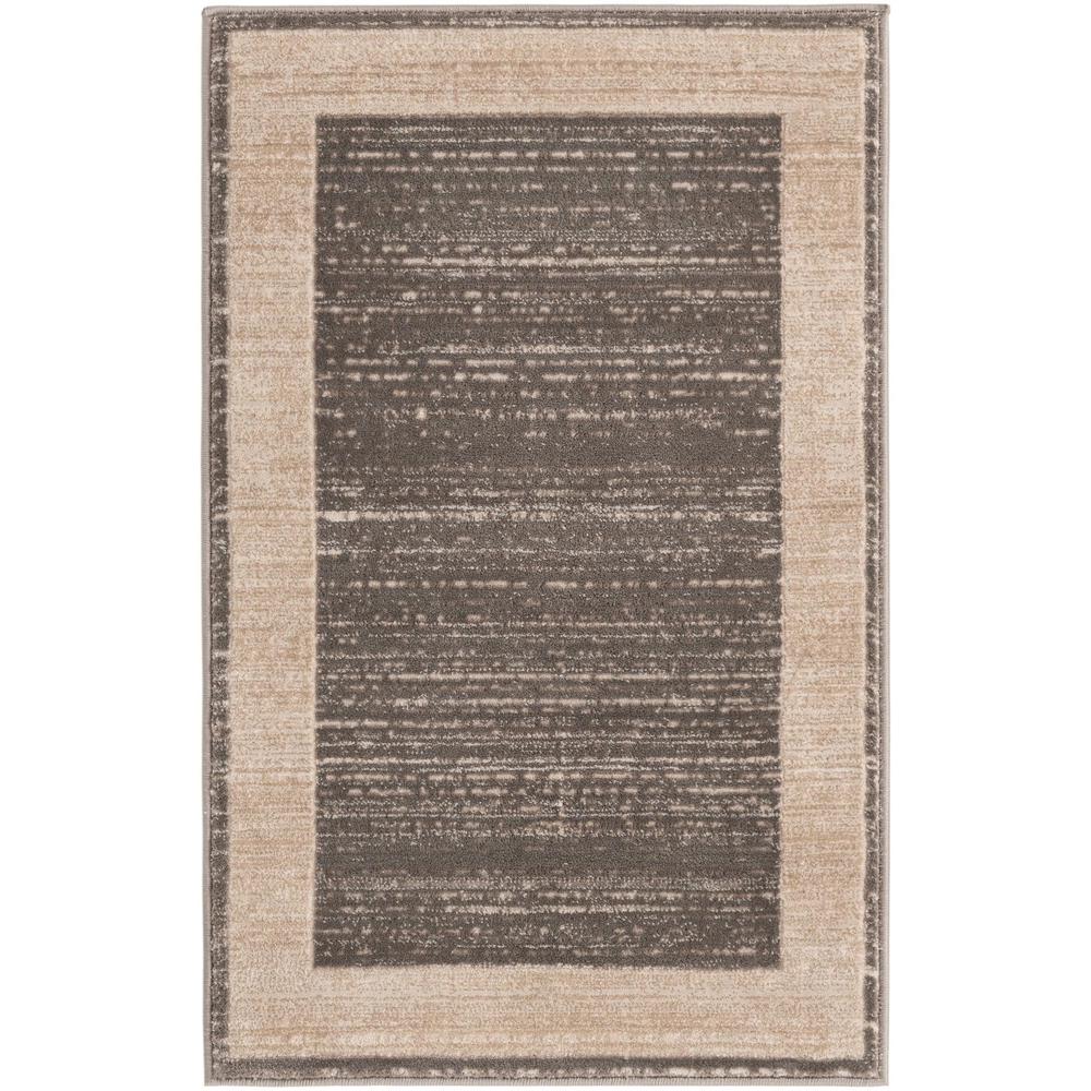 Uptown Yorkville Area Rug 2' 0" x 3' 1", Rectangular Gray. Picture 1