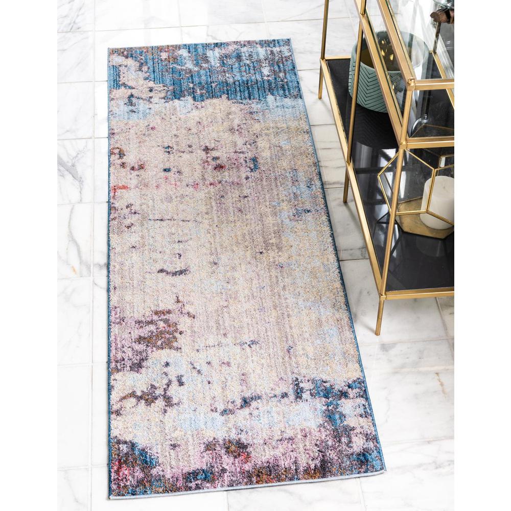 Downtown Greenwich Village Area Rug 2' 7" x 10' 0", Runner Multi. Picture 2