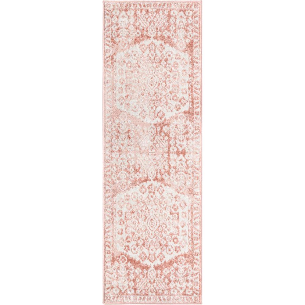 Unique Loom 6 Ft Runner in Pink (3155821). Picture 1