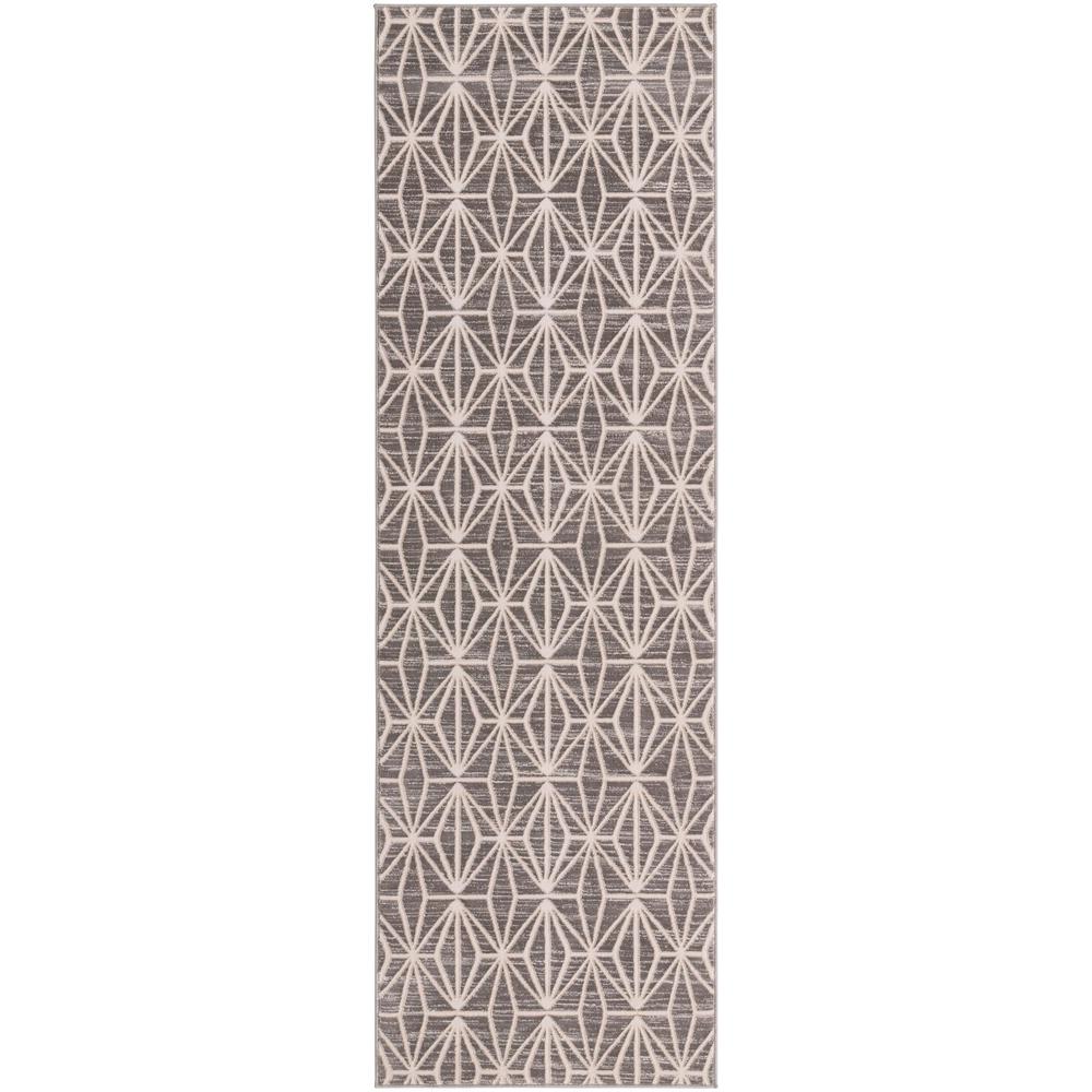 Uptown Fifth Avenue Area Rug 2' 7" x 8' 0", Runner Gray. Picture 1