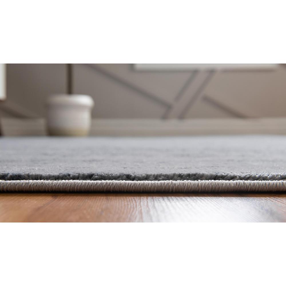 Unique Loom 6 Ft Octagon Rug in Gray (3154276). Picture 4