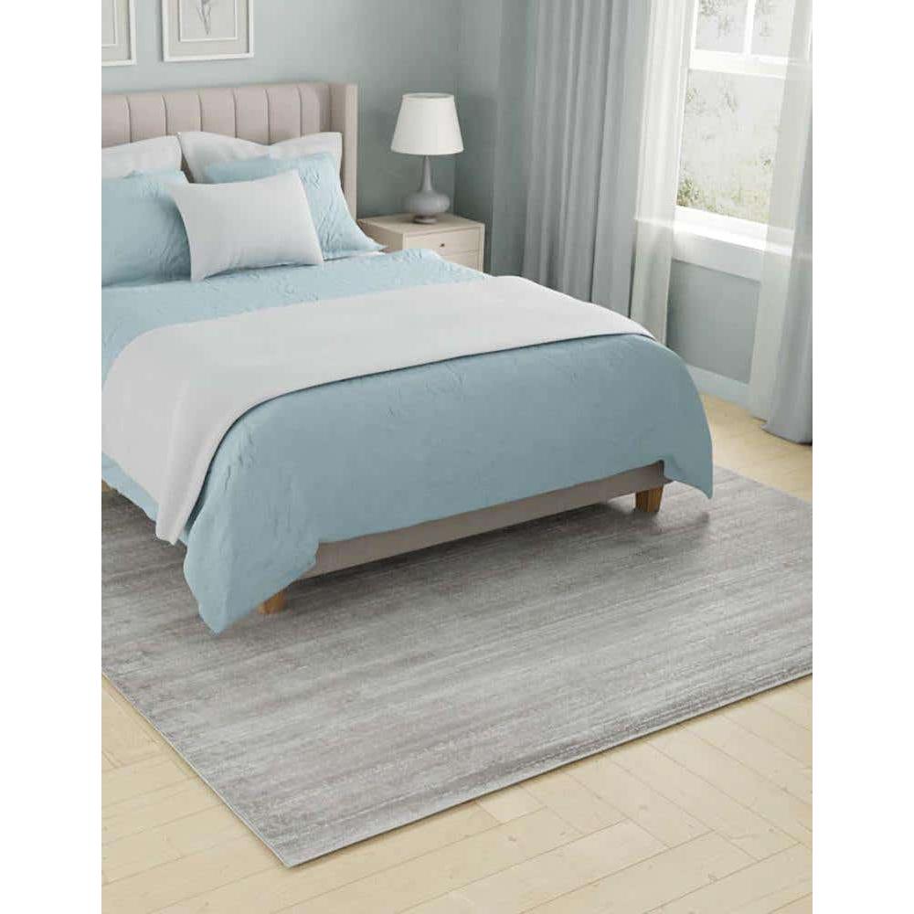 Uptown Madison Avenue Area Rug 7' 10" x 7' 10", Square Gray. Picture 3