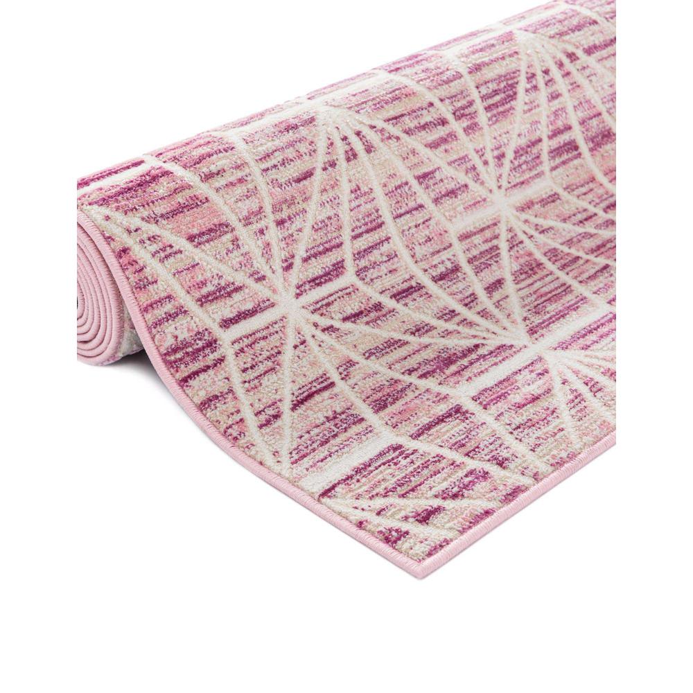 Uptown Fifth Avenue Area Rug 7' 10" x 7' 10", Square Pink. Picture 4