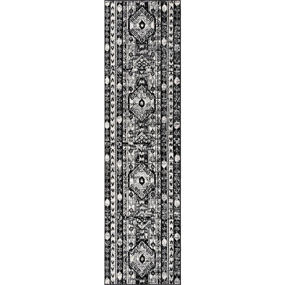 Unique Loom 8 Ft Runner in White (3152060). Picture 1