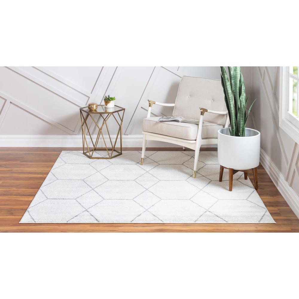 Unique Loom 3 Ft Square Rug in Ivory (3151508). Picture 4