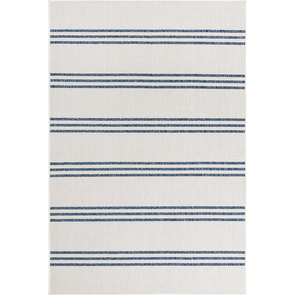 Jill Zarin Outdoor Collection, Area Rug, Ivory, 6' 0" x 9' 0", Rectangular. Picture 1